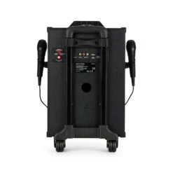 DisGo Box 360 Party BT System 2 Mikrofone HDMI BT LED USB Rollen -Haushaltsgeräte Förderung 10031975 yy 0005 logo auna pro DisGo Box 360 Party BT System schwarz