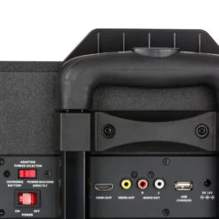 DisGo Box 360 Party BT System 2 Mikrofone HDMI BT LED USB Rollen -Haushaltsgeräte Förderung 10031975 yy 0006 logo auna pro DisGo Box 360 Party BT System schwarz