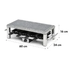 Schmelzlette Raclette 1500W Naturstein-Platte Edelstahlgehäuse 14 Schmelzlette Raclette 1500W Naturstein-Platte Edelstahlgehäuse -Haushaltsgeräte Förderung 10032028 yy 0006 logo Klarstein Schmelzlette Raclette 1500W Edelstahl