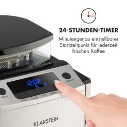 Aromatica X Kaffeemaschine Mahlwerk Glaskanne Aroma+ Edelstahl -Haushaltsgeräte Förderung 10032102 de 0006 logo