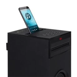 Karaboom CD Karaoke-Anlage Bluetooth MP3 USB-Charger Mikrofon FB Schwarz -Haushaltsgeräte Förderung 10032105 yy 0004 detail auna Karaboom CD Karaoke Turm schwarz