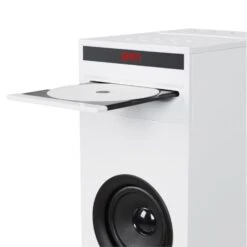 Karaboom CD Karaoke-Anlage Bluetooth MP3 USB-Charger Mikrofon FB Weiß -Haushaltsgeräte Förderung 10032106 yy 0007 detail auna Karaboom CD Karaoke Turm weiss