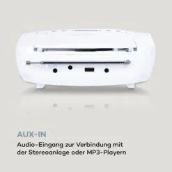 Dreamee DAB+ Radiowecker CD-Player DAB+/UKW CD-R/RW/MP3 AUX Retro -Haushaltsgeräte Förderung 10032295 de 0006 logo