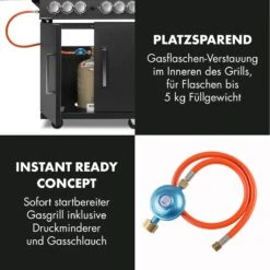 Tomahawk 4.2 SBG Gasgrill 6 Brenner 20,7 KW 64x42cm Grill Edelstahl -Haushaltsgeräte Förderung 10032308 de 0009 logo