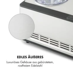 Dolce Bacio Eiscremebereiter Kompressor 2l LCD-Display Touch Edelstahl -Haushaltsgeräte Förderung 10032322 de 0009 logo