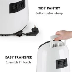 AirVital Heißluftfritteuse 1300W 2,5l CeraPlus-Antihaft Touch Weiß -Haushaltsgeräte Förderung 10032331 yy 0009 logo Klarstein AirVital Heissluftfritteuse 1300W weiss