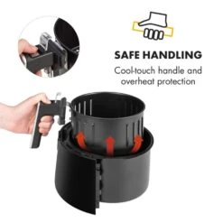 AirVital Heißluftfritteuse 1300W 2,5l CeraPlus-Antihaft Touch Schwarz -Haushaltsgeräte Förderung 10032332 yy 0008 logo Klarstein AirVital Heissluftfritteuse 1300W schwarz