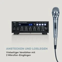 Karaoke Star 3 Karaoke-Set 2x75 Wmax. BT USB-Port Line-In 2 X Mikro -Haushaltsgeräte Förderung 10032441 de 0004 logo