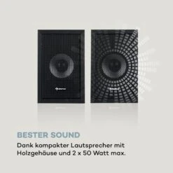 Karaoke Star 2 Karaoke-Set 2 X 50 W Max. BT USB/SD Line-In 2 X Mikro -Haushaltsgeräte Förderung 10032443 de 0003 logo