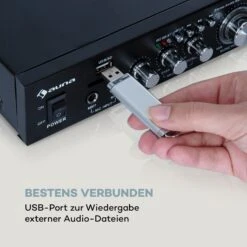 Karaoke Star 2 Karaoke-Set 2 X 50 W Max. BT USB/SD Line-In 2 X Mikro -Haushaltsgeräte Förderung 10032443 de 0005 logo