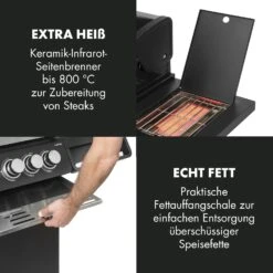 Highgrade 4 IB Gasgrill 6 Brenner 19,8 KW 71x46cm Grill Edelstahl -Haushaltsgeräte Förderung 10032580 de 0009 logo