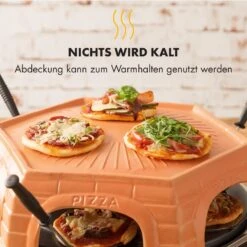 Capricciosa Pizzaofen 1500W Abdeckung Aus Terracotta Warmhaltefunktion -Haushaltsgeräte Förderung 10032597 de 0006 logo
