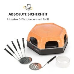 Capricciosa Pizzaofen 1500W Abdeckung Aus Terracotta Warmhaltefunktion -Haushaltsgeräte Förderung 10032597 de 0008 logo