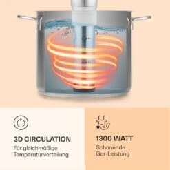 Quickstick Sous Vide Garer Thermostat: 50-95 °C Für 20 L Edelstahl -Haushaltsgeräte Förderung 10032670 de 0005 logo