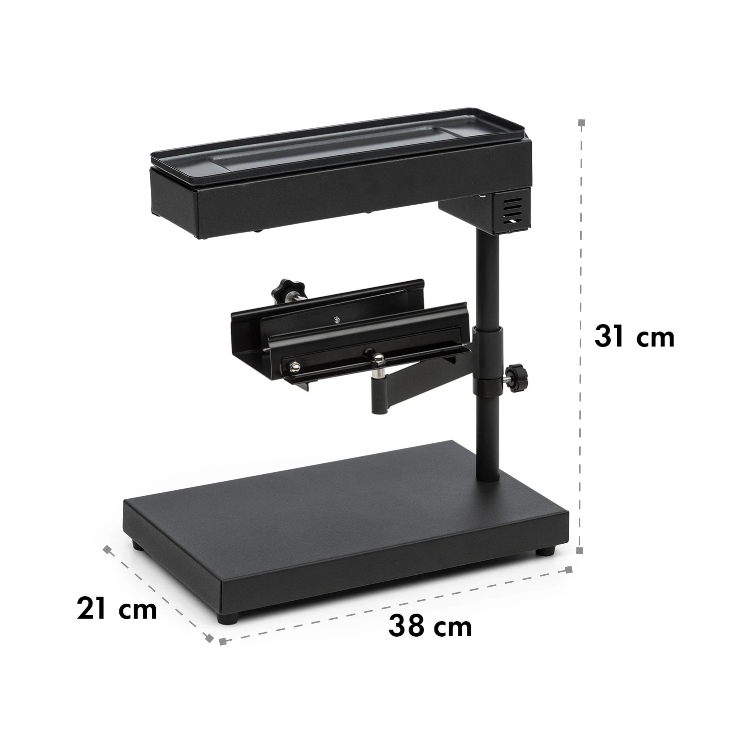 Appenzell Peak Raclette Mit Grill 1000W Thermostatschalter Schwarz 10 Appenzell Peak Raclette Mit Grill 1000W Thermostatschalter Schwarz - Image 8