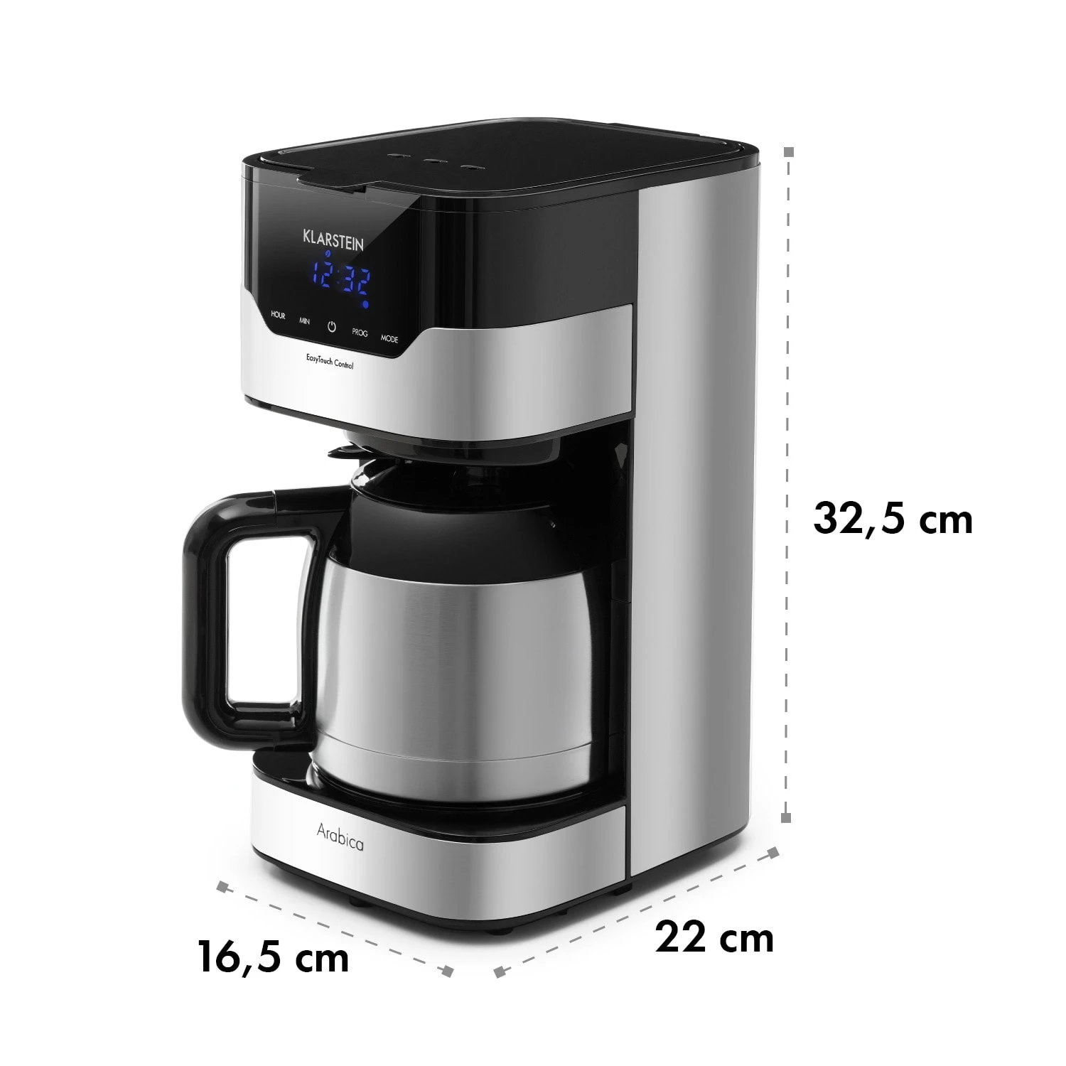 Kaffeemaschine Arabica 800W EasyTouch Control Silber/schwarz 9 Kaffeemaschine Arabica 800W EasyTouch Control Silber/schwarz - Image 7
