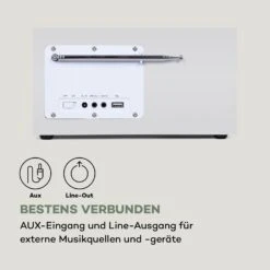 Silver Star Mini Internet DAB+/UKW Radio, WiFi, BT, DAB+/UKW, Weiß -Haushaltsgeräte Förderung 10032792 de 0009 logo