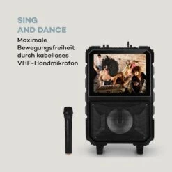 CenterStage 8 Mobiler Karaoke-Lautsprecher, 40 W, 14,1" Display, Funk-Mikro -Haushaltsgeräte Förderung 10032834 de 0003 logo