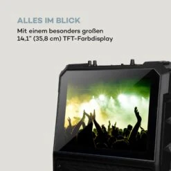 CenterStage 8 Mobiler Karaoke-Lautsprecher, 40 W, 14,1" Display, Funk-Mikro -Haushaltsgeräte Förderung 10032834 de 0004 logo
