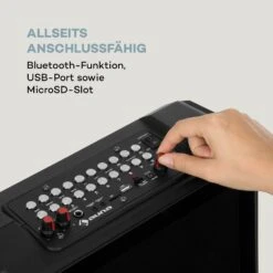 CenterStage 8 Mobiler Karaoke-Lautsprecher, 40 W, 14,1" Display, Funk-Mikro -Haushaltsgeräte Förderung 10032834 de 0005 logo