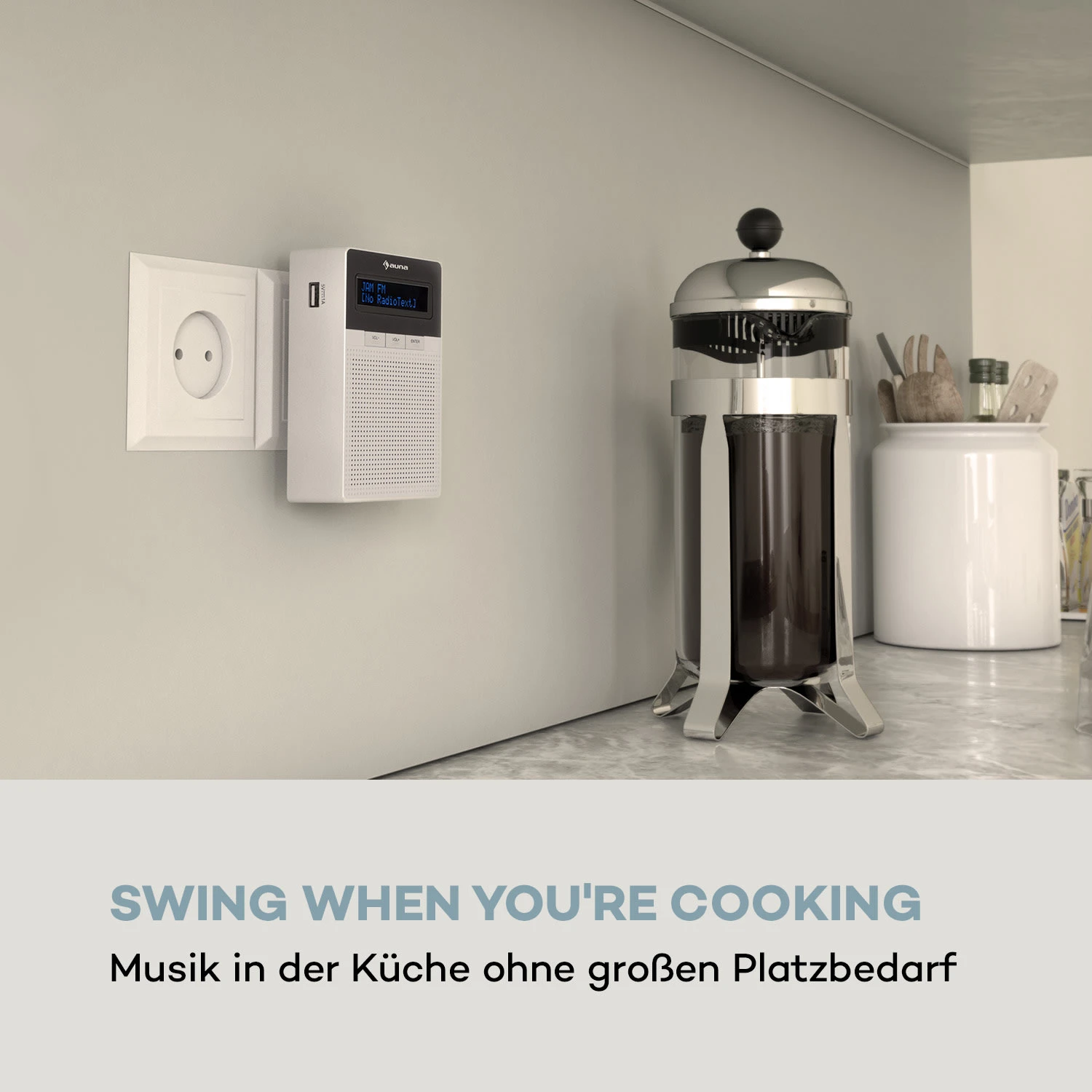 DigiPlug DAB Steckdosen-Radio, DAB+, UKW/PLL, BT, LCD-Display, Weiß 4 DigiPlug DAB Steckdosen-Radio, DAB+, UKW/PLL, BT, LCD-Display, Weiß - Image 2