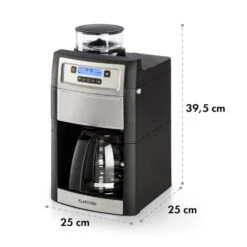Aromatica II Duo Kaffeemaschine, Integriertes Mahlwerk, 1,25 L Silber -Haushaltsgeräte Förderung 10032865 yy 0011 logo Klarstein Aromatica II Duo Kaffeemaschine schwarz