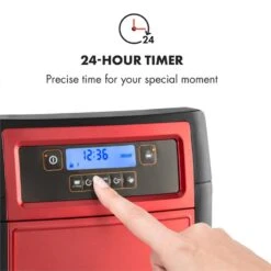 Aromatica II Duo Kaffeemaschine, Integriertes Mahlwerk, 1,25 L, Rot -Haushaltsgeräte Förderung 10032866 yy 0005 logo Klarstein Aromatica II Duo Kaffeemaschine rot