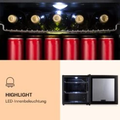 Beersafe L Onyx Kühlschrank 47 Liter 2 Böden Panoramaglastür. -Haushaltsgeräte Förderung 10032870 de 0004 logo