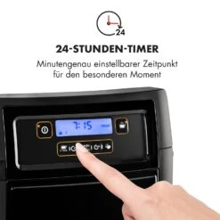 Aromatica II Set Kaffeemaschine, Mahlwerk, 1,25 L, Schwarz -Haushaltsgeräte Förderung 10032874 de 0005 logo