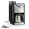Aromatica II Thermo Kaffeemaschine, Mahlwerk, 1,25 L, Silber -Haushaltsgeräte Förderung 10032875 yy 0001 titel Klarstein Aromatica II Thermo Kaffeemaschine silber