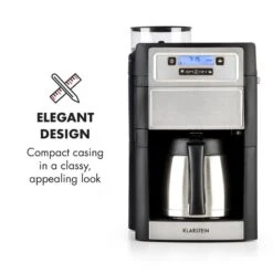 Aromatica II Thermo Kaffeemaschine, Mahlwerk, 1,25 L, Silber 15 Aromatica II Thermo Kaffeemaschine, Mahlwerk, 1,25 L, Silber -Haushaltsgeräte Förderung 10032875 yy 0003 logo Klarstein Aromatica II Thermo Kaffeemaschine silber