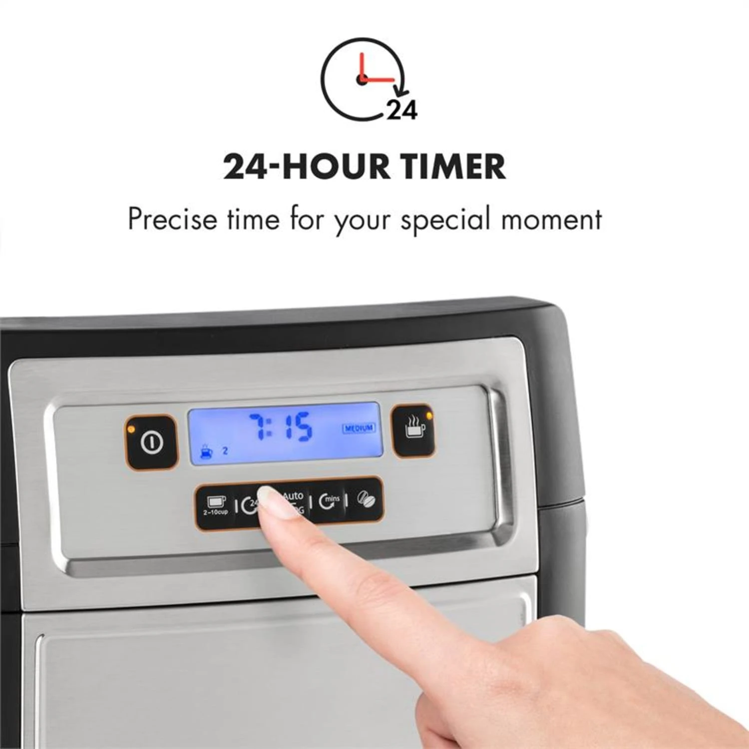 Aromatica II Thermo Kaffeemaschine, Mahlwerk, 1,25 L, Silber 7 Aromatica II Thermo Kaffeemaschine, Mahlwerk, 1,25 L, Silber - Image 5