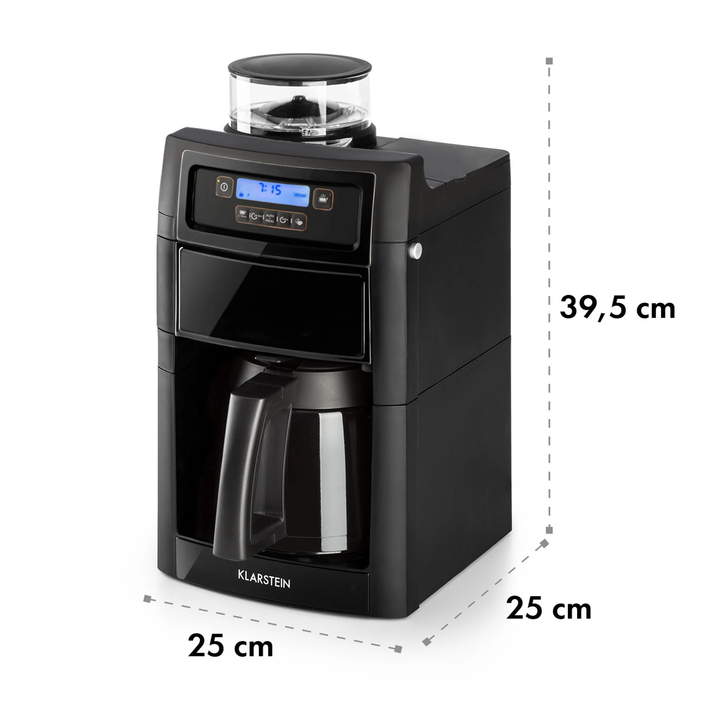 Aromatica II Thermo Kaffeemaschine, Mahlwerk, 1,25 L, Schwarz 13 Aromatica II Thermo Kaffeemaschine, Mahlwerk, 1,25 L, Schwarz - Image 11