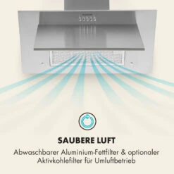Athena Dunstabzugshaube 60cm Abluft: 350 M³/h LED Edelstahl -Haushaltsgeräte Förderung 10032904 de 0004 logo