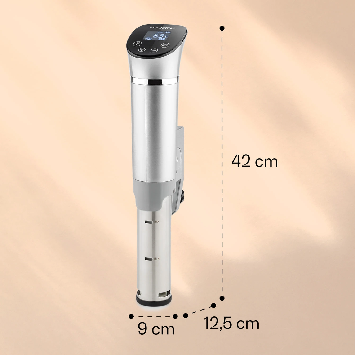 Quickstick Flex 1300W 3D Circulating 0-95 °C IPX7 Timer Silber 9 Quickstick Flex 1300W 3D Circulating 0-95 °C IPX7 Timer Silber - Image 7