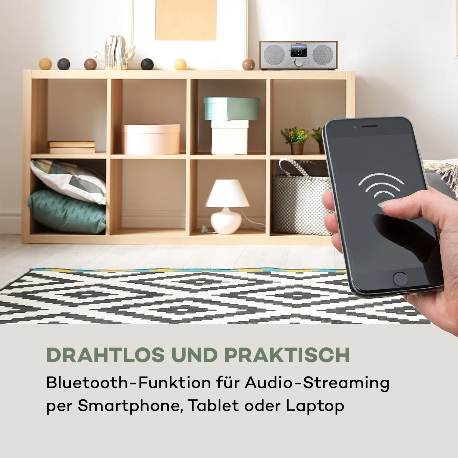 Silver Star Stereo Internet DAB+/UKW Radio, WiFi, BT, DAB+/UKW, Eiche 7 Silver Star Stereo Internet DAB+/UKW Radio, WiFi, BT, DAB+/UKW, Eiche - Image 5