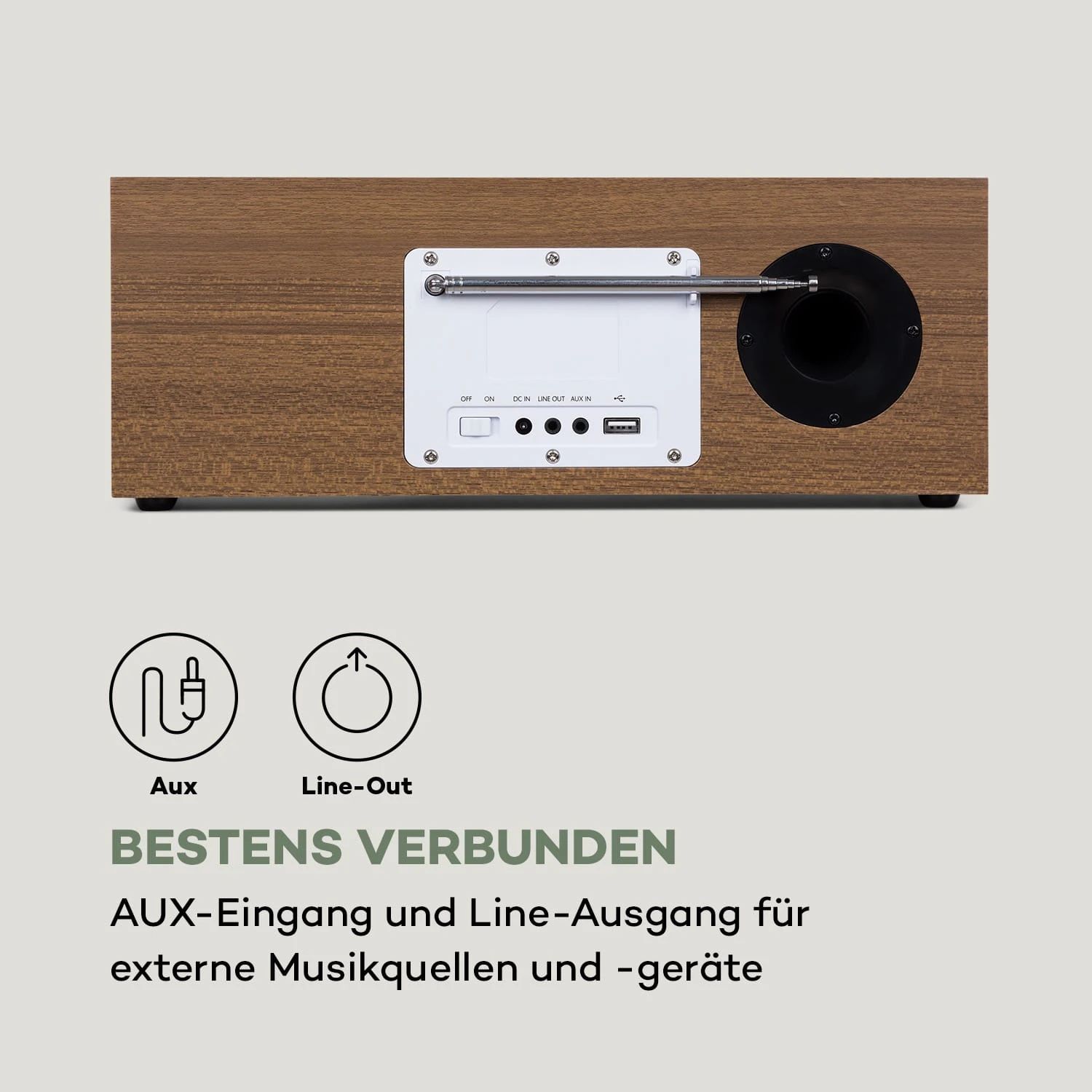 Silver Star Stereo Internet DAB+/UKW Radio, WiFi, BT, DAB+/UKW, Eiche 11 Silver Star Stereo Internet DAB+/UKW Radio, WiFi, BT, DAB+/UKW, Eiche - Image 9