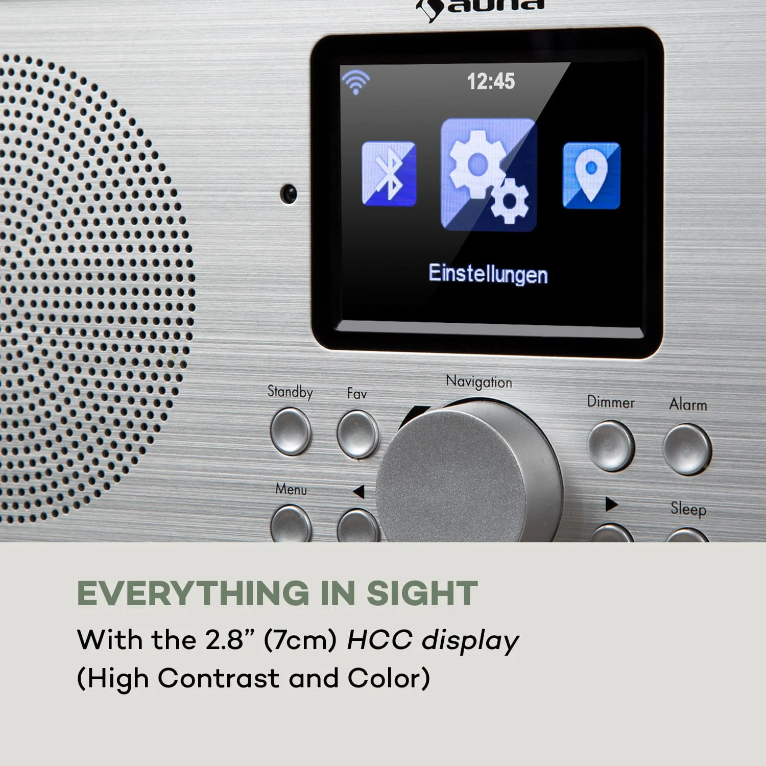 Silver Star Stereo Internet DAB+/UKW Radio, WiFi, BT, DAB+/UKW, Eiche 8 Silver Star Stereo Internet DAB+/UKW Radio, WiFi, BT, DAB+/UKW, Eiche - Image 6