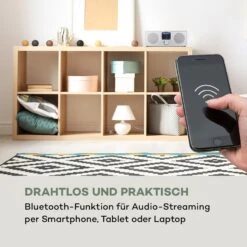 Silver Star Stereo Internet DAB+/UKW Radio, WiFi, BT, DAB+/UKW, Weiß -Haushaltsgeräte Förderung 10032917 de 0005 logo