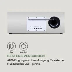 Silver Star Stereo Internet DAB+/UKW Radio, WiFi, BT, DAB+/UKW, Weiß -Haushaltsgeräte Förderung 10032917 de 0009 logo