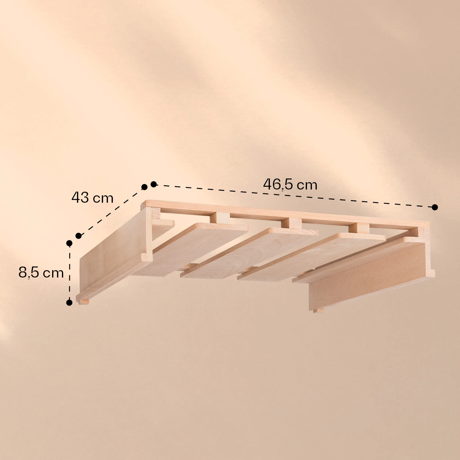 Barossa 102 Duo Weinglas-Regal Zubehör 16 Gläser 4 Schienen Echtholz 6 Barossa 102 Duo Weinglas-Regal Zubehör 16 Gläser 4 Schienen Echtholz - Image 4