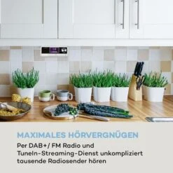Intelligence DAB+ Küchenradio, Alexa-VoiceControl, Spotify, BT, Weiß -Haushaltsgeräte Förderung 10033001 de 0002 logo