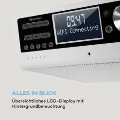 Intelligence DAB+ Küchenradio, Alexa-VoiceControl, Spotify, BT, Weiß -Haushaltsgeräte Förderung 10033001 de 0005 logo