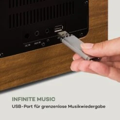 Silver Star CD Cube Radio Bluetooth HCC Display Wood Brown -Haushaltsgeräte Förderung 10033003 de 0007 logo