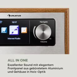 Silver Star CD Cube Radio Bluetooth HCC Display Wood Brown -Haushaltsgeräte Förderung 10033003 de 0009 logo