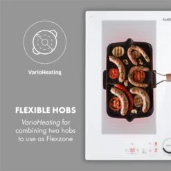Delicatessa 60 Induktionskochfeld 4 Zonen 7000W Timer Weiß -Haushaltsgeräte Förderung 10033027 yy 0003 logo Klarstein Delicatessa 60 Induktionskochfeld weiss
