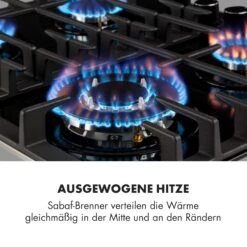 Ignito 4 Zonen Gaskochfeld 4-flammig Sabaf-Brenner Glaskeramik Schwarz 13 Ignito 4 Zonen Gaskochfeld 4-flammig Sabaf-Brenner Glaskeramik Schwarz -Haushaltsgeräte Förderung 10033132 de 0003 logo