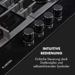 Ignito 4 Zonen Gaskochfeld 4-flammig Sabaf-Brenner Glaskeramik Schwarz 14 Ignito 4 Zonen Gaskochfeld 4-flammig Sabaf-Brenner Glaskeramik Schwarz -Haushaltsgeräte Förderung 10033132 de 0004 logo