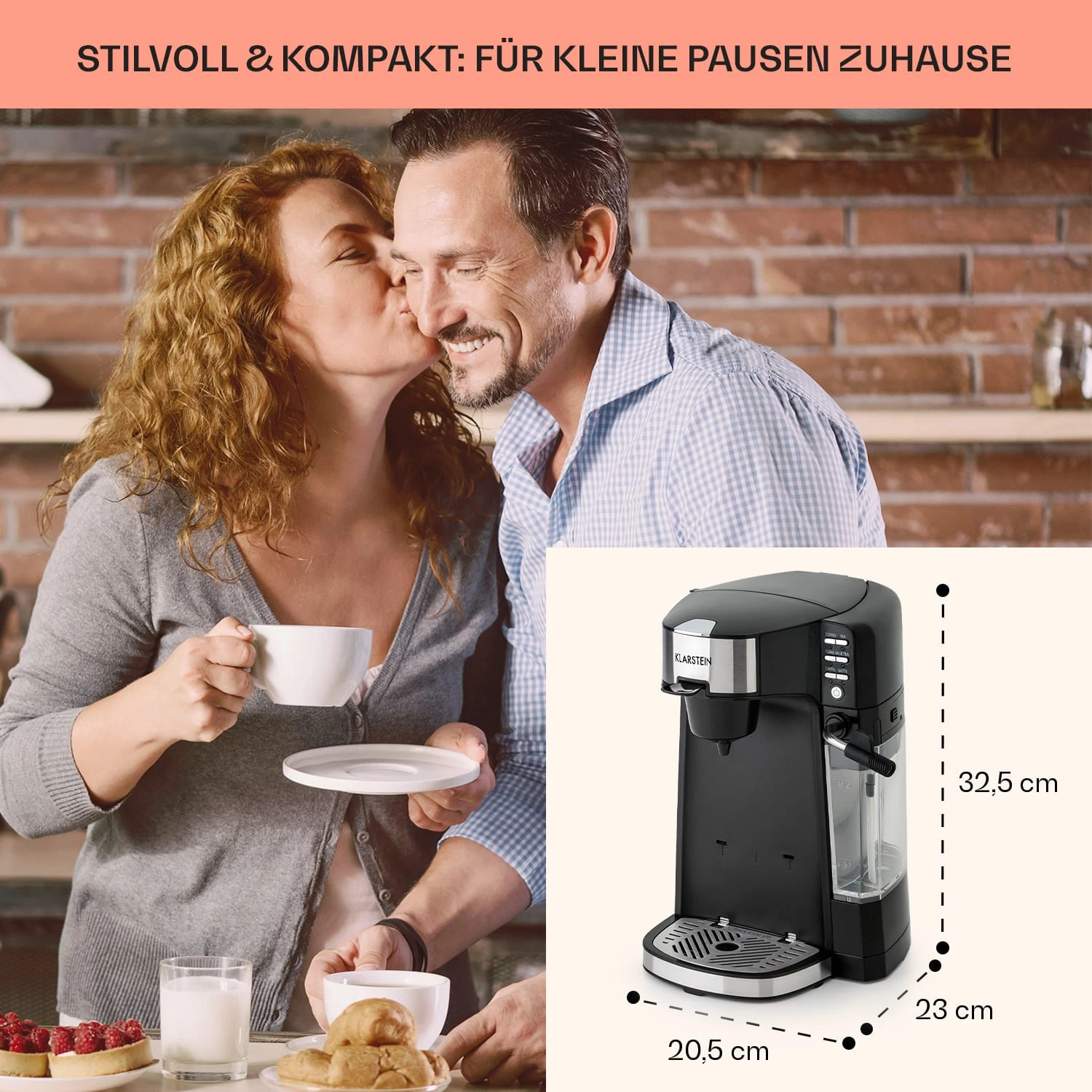 Baristomat 2-in-1-Heißgetränkeautomat Kaffee Tee Milchschaum 7 Baristomat 2-in-1-Heißgetränkeautomat Kaffee Tee Milchschaum - Image 5