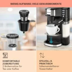 Baristomat 2-in-1-Heißgetränkeautomat Kaffee Tee Milchschaum 15 Baristomat 2-in-1-Heißgetränkeautomat Kaffee Tee Milchschaum -Haushaltsgeräte Förderung 10033138 de 0006 usp